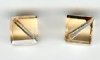 2 8mm Preciosa Honey Diagonal Cubes